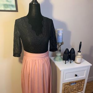 Lace Dress, 3/4 sleeves